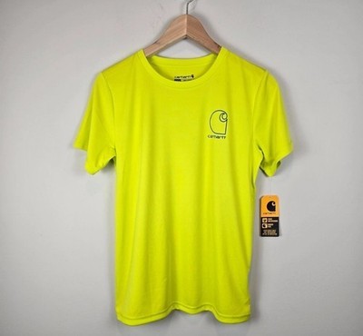 Carhartt Boys’ Force Sun Defender T-Shirt: GREEN Active : SIZE L (14/16) - $14.99