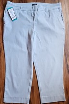 Hilary Radley ~ Light Heather Blue ~ Pull-on ~ Tummy Control ~ Capri Pan... - $30.00