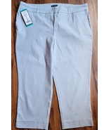 Hilary Radley ~ Light Heather Blue ~ Pull-on ~ Tummy Control ~ Capri Pan... - $30.00