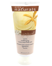 Avon Naturals Vanilla Moisturizing Creamy Yogurt Body Wash 6.7 oz Sealed - $7.91