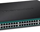 TRENDnet 52-Port Gigabit Web Smart PoE+ Switch, 48 Gigabit PoE+ Ports, 4... - £716.50 GBP