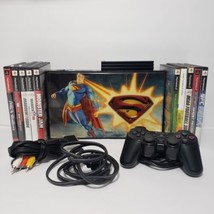 Sony Playstation 2 PS2 SCPH-30001 R Fat Console Bundle w/ OEM Controller &amp; Games - £177.92 GBP