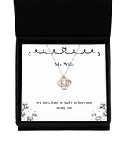 Nice Wife Gifts, My Love, I am so Lucky to Have You in My Life, Wife Lov... - £39.07 GBP