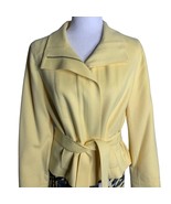 Vintage Carlisle Suit Set 6 Yellow Wool Silk Angora Cashmere Pleated Poc... - £129.03 GBP