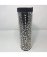 Starbucks Black Gold Foil Tumbler Hot/Cold Cup Grande 16oz Limited Edition - $24.42 CAD