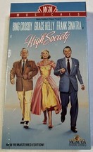 High Society (VHS 1993) Bing Crosby Grace Kelly Frank Sinatra 1956 NEW S... - £7.86 GBP