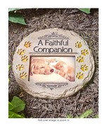 Garden Memorial Stone with Photo Frame Heartfelt Sentiment For A Lost Lo... - $30.06 CAD