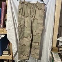 Genuine US Army Trousers Desert Tri Colour Camo Pattern Combat Medium Reg - £23.45 GBP
