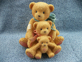 1991 Cherished Teddies Theadore, Samantha, and Tyler &quot;Friends Come In All Sizes&quot; - £5.41 GBP