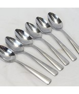 Oneida Aptitude Oval Soup Spoons 7-1/8&quot; Stainless  Lot of 6 - €13,36 EUR