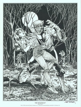 Jeff Butler SIGNED Wolf Man Universal Monsters Art Print - £40.18 GBP