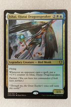 MTG Magic The Gathering Ishai Ojutai Dragonspeaker 12/312 Commander Legend - $7.91