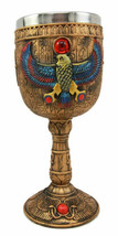 Ancient Egyptian Horus Falcon Bird God Of The Sky 6oz Wine Goblet Chalice Cup - £19.17 GBP