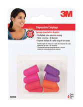 3M 32 dB Soft Foam Earplugs Assorted - $7.95