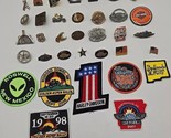 35 Harley Davidson Lapel Pins Patches Lot Hog Owners Group Pilgrim Road ... - £38.86 GBP