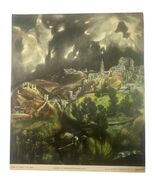 "View Of Toledo" By El Greco 1937 Art Print 13x11 Inches - $14.82