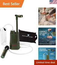Lifetime Warranty Portable Water Filtration System for Hiking &amp; Camping - $1,961.42 MXN