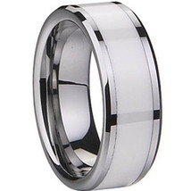 COI Jewelry Tungsten Carbide Ring With Ceramic-TG1836(Size:6/7.5/11.5/15.5) - £23.62 GBP