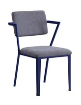 Cargo Gray Fabric Blue Finish Ergonomic Office Chair - $5,657.06 MXN