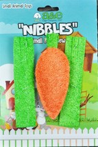 AE Cage Company Nibbles Carrot and Celery Loofah Chew Toys - 3 count - £7.06 GBP