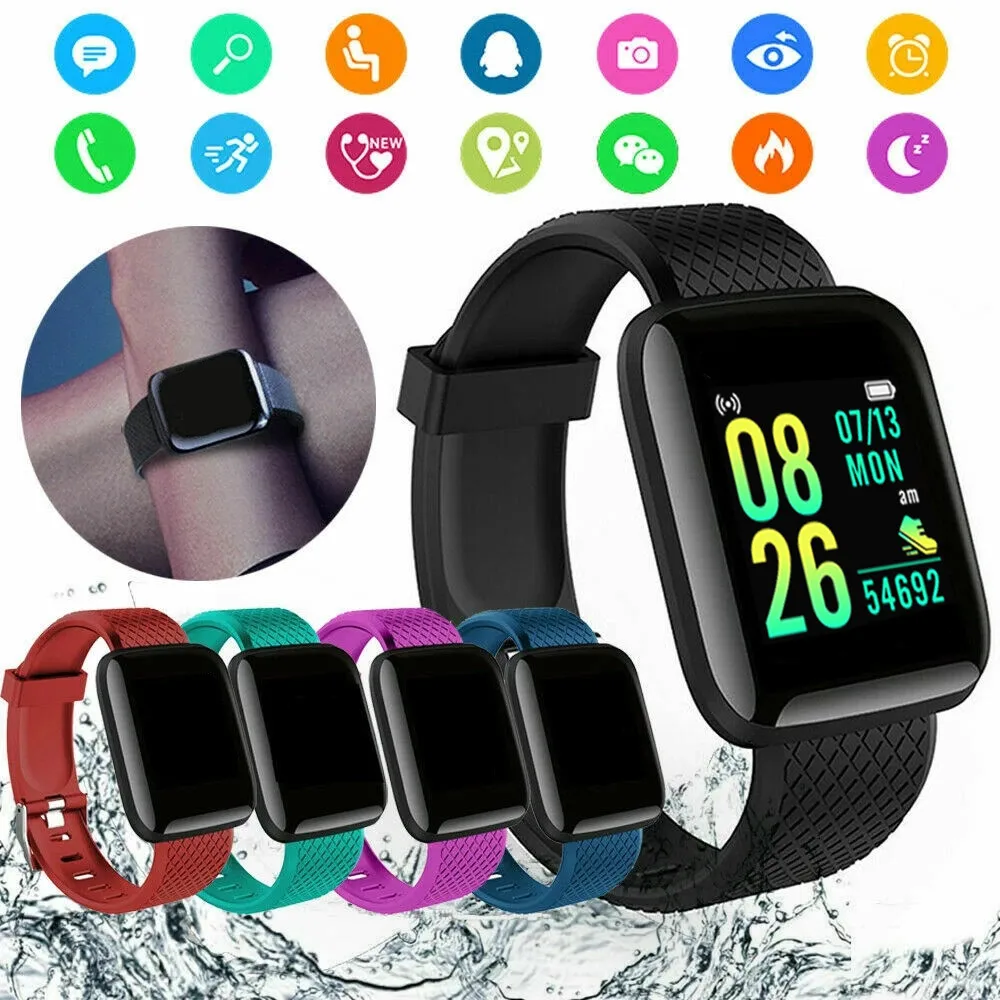 D13 Smart Watch Men Women Waterproof Bluetooth Heart Rate Fitness Bracelet - $15.54+