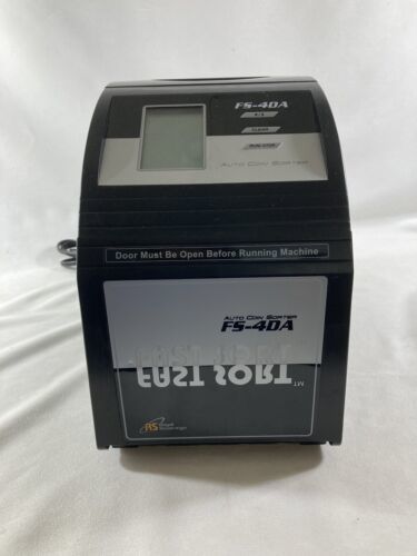 Royal Sovereign FS-4DA Fast Sort 4-Row Auto Coin Sorter Counter Tested &amp;... - $79.20