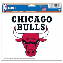 Chicago Bulls NBA 8&quot;x 8&quot; Perfect Die Cut Decal Sticker Team Color Logo C... - £7.47 GBP