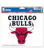 Chicago Bulls NBA 8&quot;x 8&quot; Perfect Die Cut Decal Sticker Team Color Logo C... - £7.41 GBP