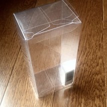 10 Clear Plastic Boxes Collapse Flat Removable Top Storage Organizers 5x3x2 - £4.85 GBP