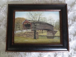 Framed The Old Humpback Bridge Lancaster, Pa Print By Billy Jacobs - 9&quot; X 7-1/4&quot; - £15.75 GBP