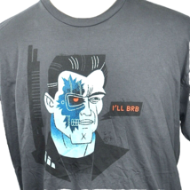 The Terminator Textinator BRB SMS T-shirt size XL Mens Text Spoof Woot 2009 - £15.03 GBP