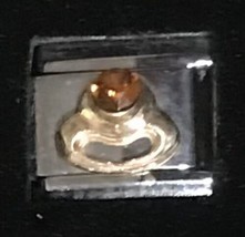 Rare Ring Wholesale Italian Charm Enamel Link 9MM K55 - $13.50