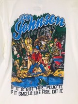 Vintage Big Johnson Sportsman T Shirt Mens Size Large Hunting Fishing  N... - £31.08 GBP