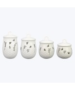 Ceramic Canister set 4 peice Bee Design - $191.45 CAD