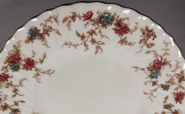 Minton Ancestral Bone China Set of 2 Dinner Plates Pink Blue Floral Gold... - $15.19