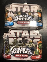 Lot Of 2 STAR WARS Galactic Heroes Barada Weequay Princess Leia Rebel Command - £20.22 GBP