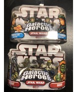 Lot Of 2 STAR WARS Galactic Heroes Barada Weequay Princess Leia Rebel Co... - $34.52 CAD