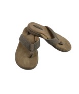 Skechers Mens Shoe Gray 11 M Leather Evented-Rosen Relaxed Fit Toe Thong... - $47.29 CAD