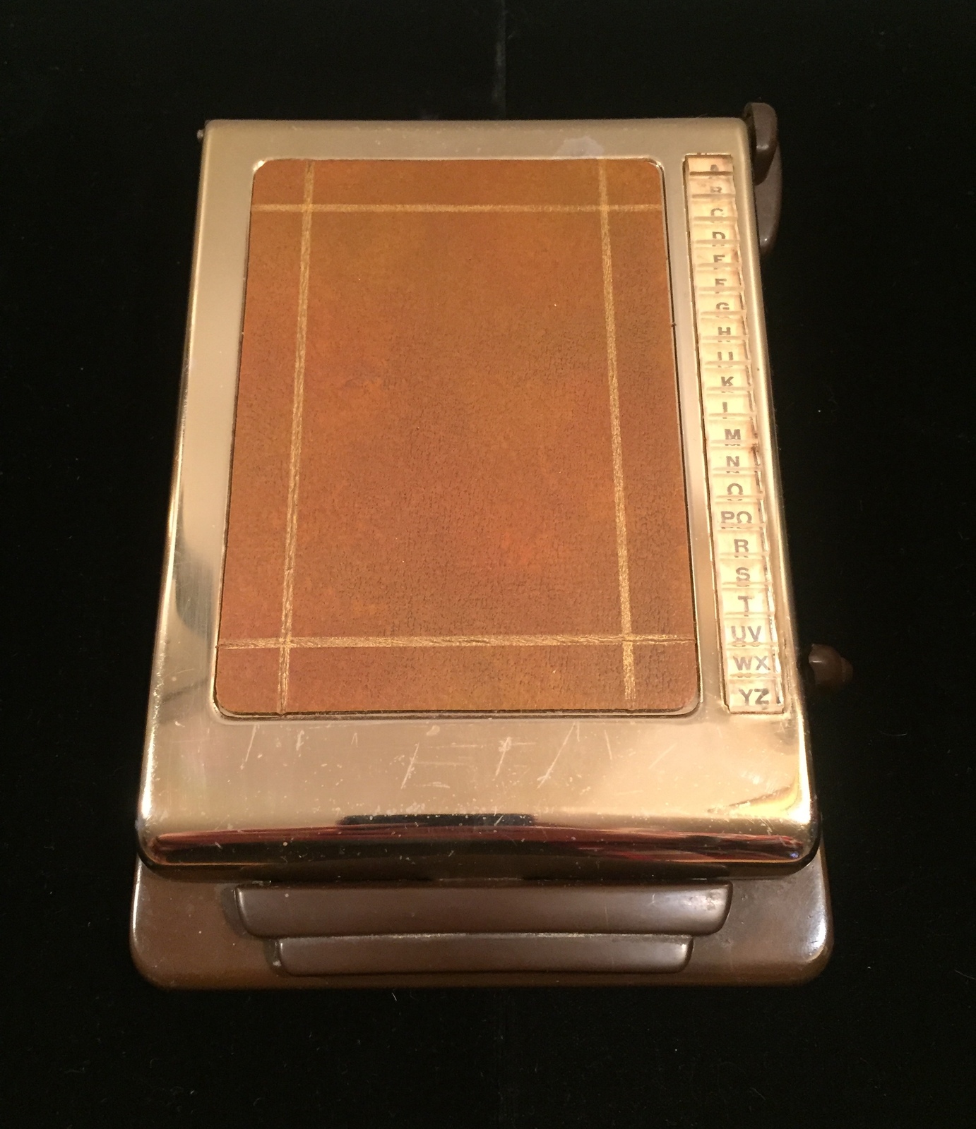 Vintage 60s Bates Listfinder Address Book with slide edge - $20.00
