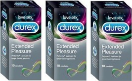 Durex Love Sex Extended extra time Climex Delay Long Last Intimacy Condom(Set 3) - $29.09