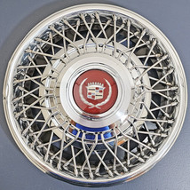 ONE 1981-1985 Cadillac Eldorado / Seville # 2046 15&quot; Wire Hubcap GM # 01623577 - £239.75 GBP