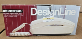 NOS VINTAGE  1980s Universal Designline CORDED Electric TELEPHONE Push B... - £28.71 GBP