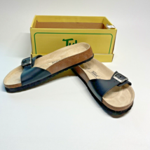 Birkenstock Sandals Womens Black NEW Tula One Strap Slip On Slide Size 6.5 NIB - $28.99