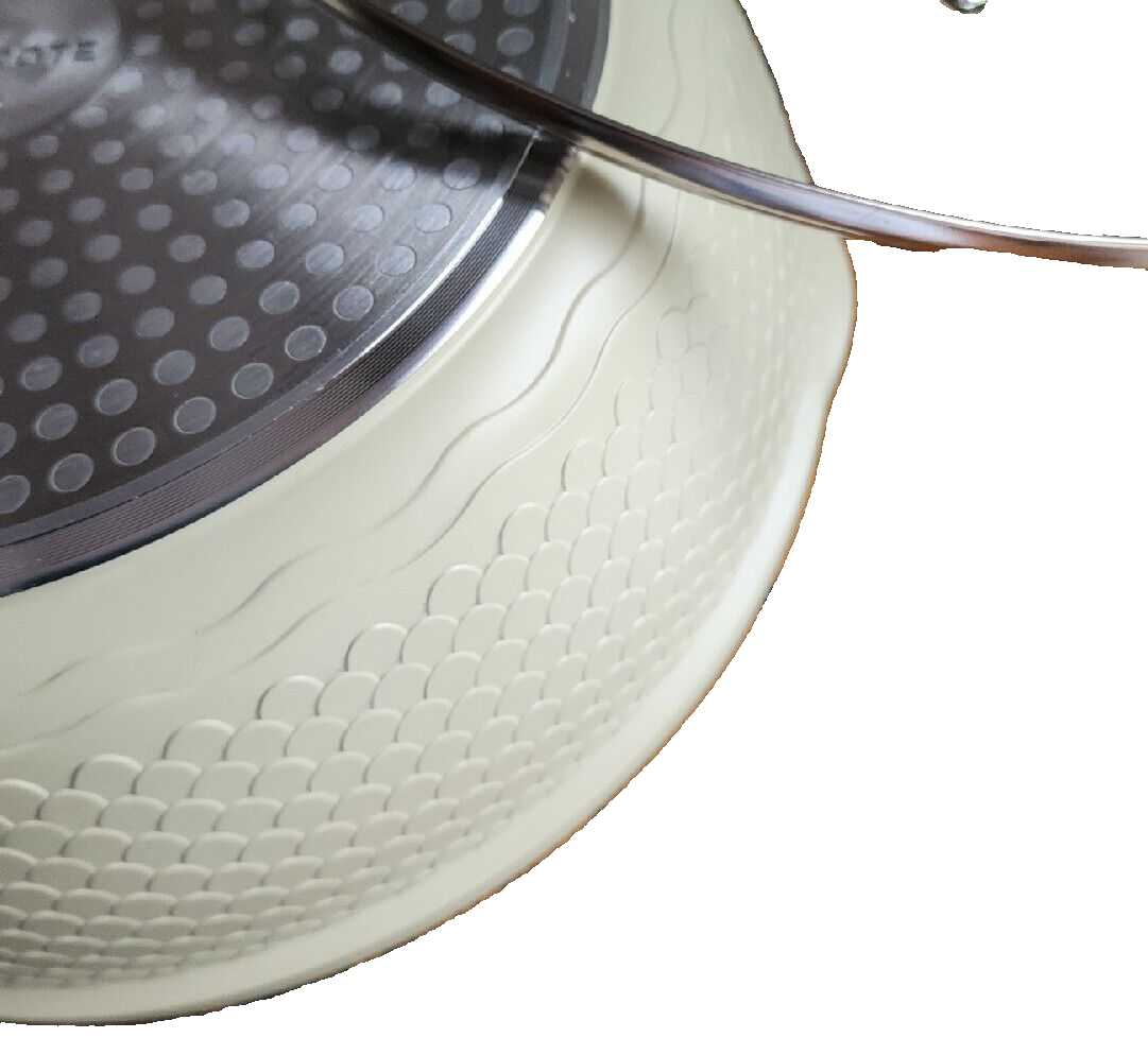 CAROTE 5.7 Qt Saute Pan w/Lid Induction Stone Nonstick Aluminum/Granite ~ GREEN Item image 7