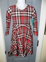 Posh Peanut Noah Plaid Long Sleeve Twirl Dress Size 4T Girl&#39;s NEW - $116.07