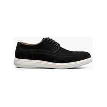 Stacy Adams Trudell Wingtip Lace Up Walking Shoes Black Suede 25691-008 image 2