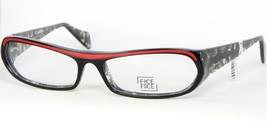 Face A Face Eden 4 300 Black /RED Eyeglasses Glasses Frame 55-13-130mm France - £116.29 GBP