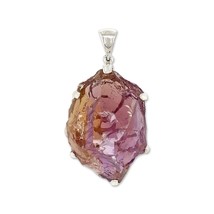 Stones Desire Ametrine Crystal Pendant Necklace (22&quot;) Purple - £151.11 GBP
