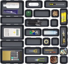 25 Pcs Interlocking Desk Drawer Organizer Separator For, Tool（4 Sizes） - $33.99