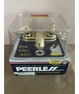 Vintage NOS Peerless Gold Tone Two Handle Faucet Model 3124-PB - $767.07 MXN